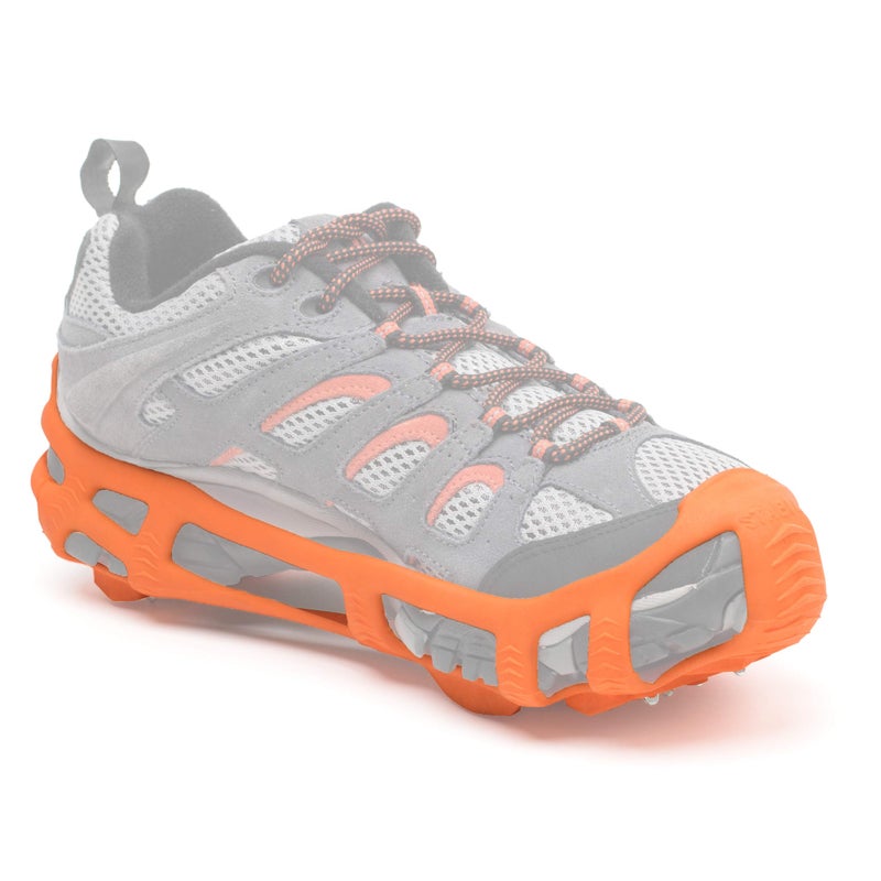 STABILicers Walk Traction Cleat for Walking on Snow and Ice, Orange, Large (1 Pair) - Image 2